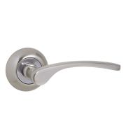 РУЧКА РАЗДЕЛЬНАЯ CORSA AJ SN/CP-3 МАТОВЫЙ НИКЕЛЬ/ХРОМ, КВАДРАТ 105 ММ